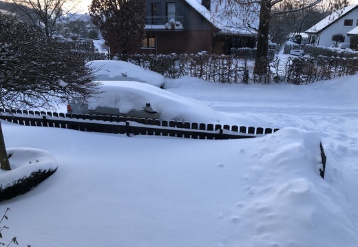 Schneechaos im Februar 2021