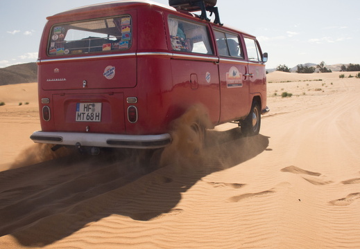 Erg Chebbi - wir spielen im Sand